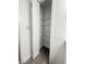 Walk-in pantry with wire shelves for organized storage, offering practical solutions for kitchen organization and convenience at 7950 Parklane Ct # C, North Charleston, SC 29418
