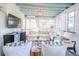 Relaxing sunroom with comfortable seating and an abundance of natural light, creating a peaceful retreat at 938 Sea Gull Dr, Mount Pleasant, SC 29464