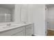 Bright bathroom featuring double vanity with quartz countertops and modern fixtures at 1035 Forrest Creek Dr, Summerville, SC 29483