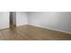 New bedroom with wood flooring and modern door at 1035 Forrest Creek Dr, Summerville, SC 29483