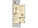 First floor plan featuring an open-concept kitchen, dining, Gathering room, and a covered porch at 1051 Scotch Bonnet Way, Summerville, SC 29485