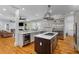 Bright, spacious kitchen with a marble island, stainless steel appliances, and an open design at 110 Huntington Ct, Walterboro, SC 29488