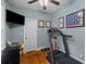 Workout room featuring exercise equipment with views through the window at 110 Huntington Ct, Walterboro, SC 29488