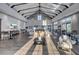Large common room with soaring ceilings, modern decor, and comfortable seating at 110 True Blue Lp, Summerville, SC 29486