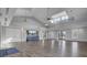 A common space featuring high vaulted ceilings, recessed lighting, and luxury vinyl plank flooring at 110 True Blue Lp, Summerville, SC 29486