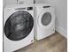 Convenient laundry room featuring a modern, front-load washer and dryer at 110 True Blue Lp, Summerville, SC 29486