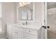 Bathroom featuring vanity with white cabinets and quartz countertops at 113 Jackson Pond Ct, Summerville, SC 29486