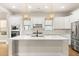 Modern kitchen with quartz countertops, stainless steel appliances, and pendant lighting at 113 Jackson Pond Ct, Summerville, SC 29486