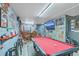 Finished basement rec room features a pool table, bar, and Harley Davidson decor at 129 Howard Mary Dr # A, Charleston, SC 29412