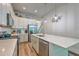 Well-equipped kitchen featuring stainless steel appliances and an island with seating at 129 Howard Mary Dr # A, Charleston, SC 29412