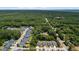 An aerial view of a neighborhood surrounded by lush, mature trees at 1300 Enfield Ln, Mount Pleasant, SC 29466