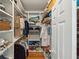 Organized walk-in closet with shelving and hanging racks for ample storage at 132 Turnberry Dr, Johns Island, SC 29455