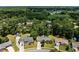 Aerial view of a neighborhood featuring a variety of single-Gathering homes surrounded by lush greenery and mature trees at 133 Bramwell Dr, Summerville, SC 29485