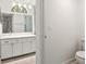 Bathroom featuring a large vanity, modern fixtures, and a walk-in shower at 1872 Montclair Dr # C, Mount Pleasant, SC 29464