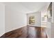 A well-lit bedroom showcases gleaming wood floors and ample natural light at 1872 Montclair Dr # C, Mount Pleasant, SC 29464