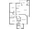 Detailed floor plan showing layout of rooms, including bedrooms, bathrooms, kitchen, and living areas at 1872 Montclair Dr # C, Mount Pleasant, SC 29464