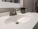 Bathroom sink featuring a white vanity, updated faucet, and decorative accents at 19 Rudwick Cir, Goose Creek, SC 29445
