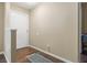 Bright foyer with hardwood floors and a white door at 19 Rudwick Cir, Goose Creek, SC 29445
