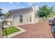 Home exterior with fenced-in backyard featuring artificial turf and landscaping at 2076 Presidio Dr, Mount Pleasant, SC 29466