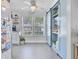 Well-organized pantry with blue sliding doors, offering ample storage and natural light at 2076 Presidio Dr, Mount Pleasant, SC 29466
