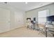 Neutral bedroom converted to home office with dual desks and natural light at 325 Coral Sunset Way, Summerville, SC 29486