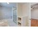 Bathroom with marble countertop, large shower, and adjacent linen closet at 3627 Marginal Rd, Mount Pleasant, SC 29466