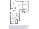 Detailed floor plan showcasing layout of the home, including bedrooms, kitchen, and living areas with dimensions at 3806 Sourwood Ct, Ladson, SC 29456