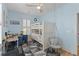Charming bedroom with bunk beds, light blue walls, and playful decor, perfect for sleep and relaxation at 3870 Fifle St, Mount Pleasant, SC 29466