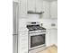 Stylish kitchen with stainless steel appliances, granite countertops, and bright white cabinetry at 4756 Churchill Rd, North Charleston, SC 29405