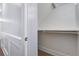 Walk-in closet with ample storage space, shelving, and wooden floors at 656 Coleman Blvd # 402, Mount Pleasant, SC 29464