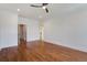 Large living room with hardwood floors and plenty of space for entertaining at 656 Coleman Blvd # 402, Mount Pleasant, SC 29464