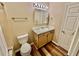 Well-lit bathroom with a vanity, mirror, and modern toilet at 700 Daniel Ellis Dr # 2203, Charleston, SC 29412