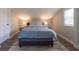 A light and airy bedroom with light blue walls and a light colored carpet at 806 Westos Way, Mount Pleasant, SC 29464