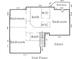 Second floor plan featuring bedrooms, bathrooms, balcony, and walk-in closets at 806 Westos Way, Mount Pleasant, SC 29464