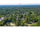 An aerial view of the location of the home at 109 Garbon surrounded by tall mature trees at 109 Garbon Dr, Summerville, SC 29485