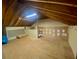 Spacious attic with exposed wooden beams, offering potential for storage or renovation at 109 Garbon Dr, Summerville, SC 29485