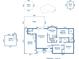 A detailed floor plan of the first floor of the home with key measurements and square footage at 109 Garbon Dr, Summerville, SC 29485