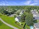 Charming neighborhood aerial view featuring well-manicured lawns and established trees on a sunny day at 1213 Grasswind Dr, Hanahan, SC 29410