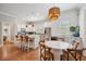 Eat-in kitchen with modern appliances and hardwood floors at 2911 Old Tavern Ct, Mount Pleasant, SC 29466