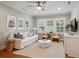 Cozy living room with ample natural light, stylish furnishings, and contemporary design at 2911 Old Tavern Ct, Mount Pleasant, SC 29466
