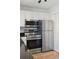 Updated stainless steel appliances include a range, microwave, and refrigerator at 415 Parkdale Drive # E-8, Charleston, SC 29414