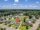 Desirable neighborhood with cozy homes, lush greenery, and peaceful pond views from above at 4847 Cane Pole Ln, Summerville, SC 29485