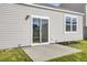 Backyard with grass and siding on the house at 545 Wayton Cir, Moncks Corner, SC 29461