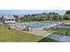 Large community pool with lounge chairs and tables, perfect for residents to enjoy sunny days at 545 Wayton Cir, Moncks Corner, SC 29461