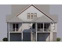 Two-story home with covered porches and attached garage at 3806 Cameron Blvd, Isle of Palms, SC 29451