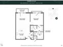 One-bedroom, one-bath apartment floor plan; 900 sq ft at 609 King St # 745, Charleston, SC 29403