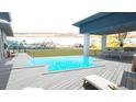 Relaxing pool and deck area overlooking the water at 35 W 9Th Street Ext, Folly Beach, SC 29439