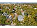 Aerial view of neighborhood showing home's location and surroundings at 436 Church St, Mount Pleasant, SC 29464