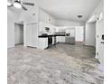 Modern white kitchen with stainless steel appliances at 110 Manchester Rd, Summerville, SC 29486