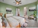 Light and airy main bedroom with ensuite bathroom at 376 Watergrass Way, Summerville, SC 29485